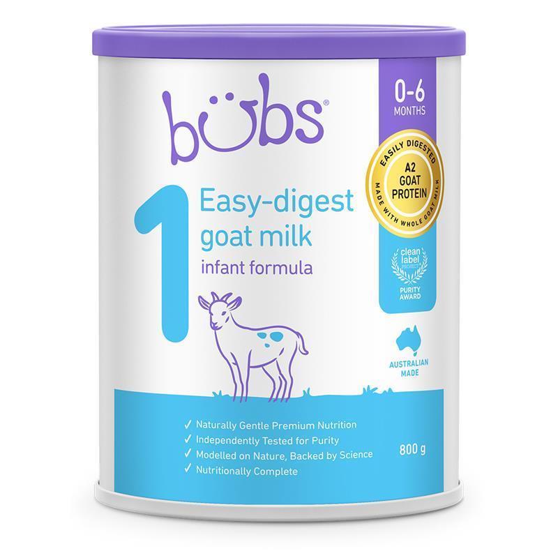 Sữa dê công thức Bubs Goat Infant Formula Số 1 800g