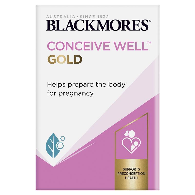 Bổ trứng, hỗ trợ thụ thai Blackmores Conceive Well Gold 56 viên